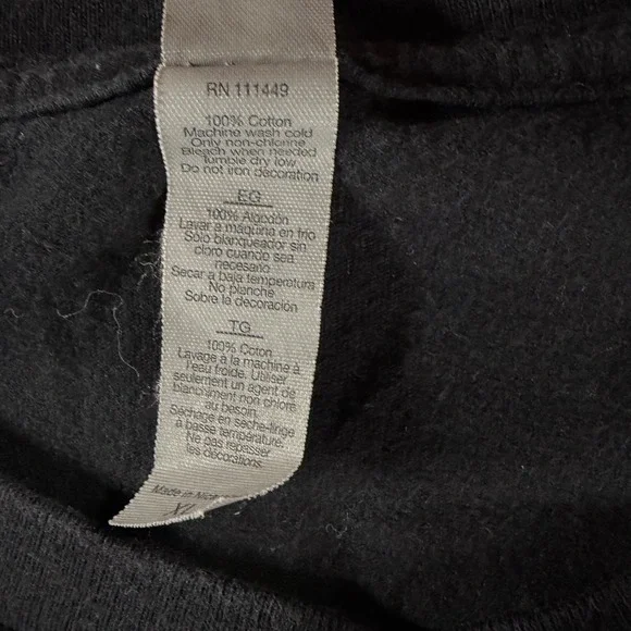 Y2K Teeling Whiskey T-Shirt Mens XL Black Phoenix Graphic Alcohol Grunge Skater - Picture 7 of 8